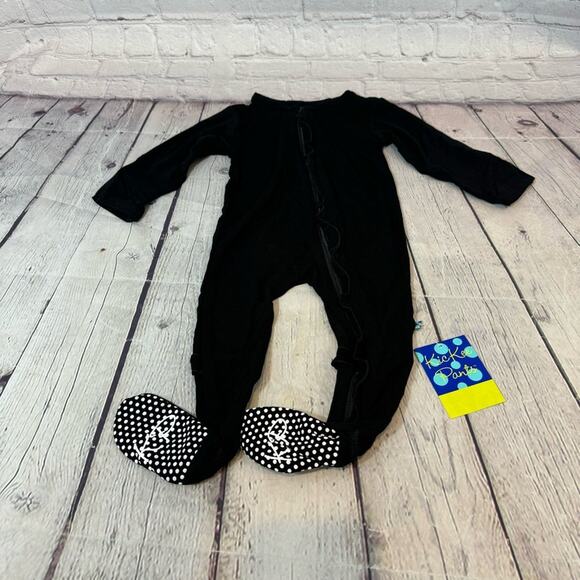 Kickee Pants Bamboo Ruffle Zipper Footie - Picture 1 of 6